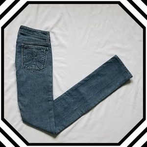 Habitual Medium Wash Low Rise Super Skinny Jeans